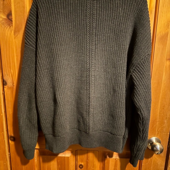 Pact Black Heather Luxe cropped cardigan XL NWT - Picture 5 of 5